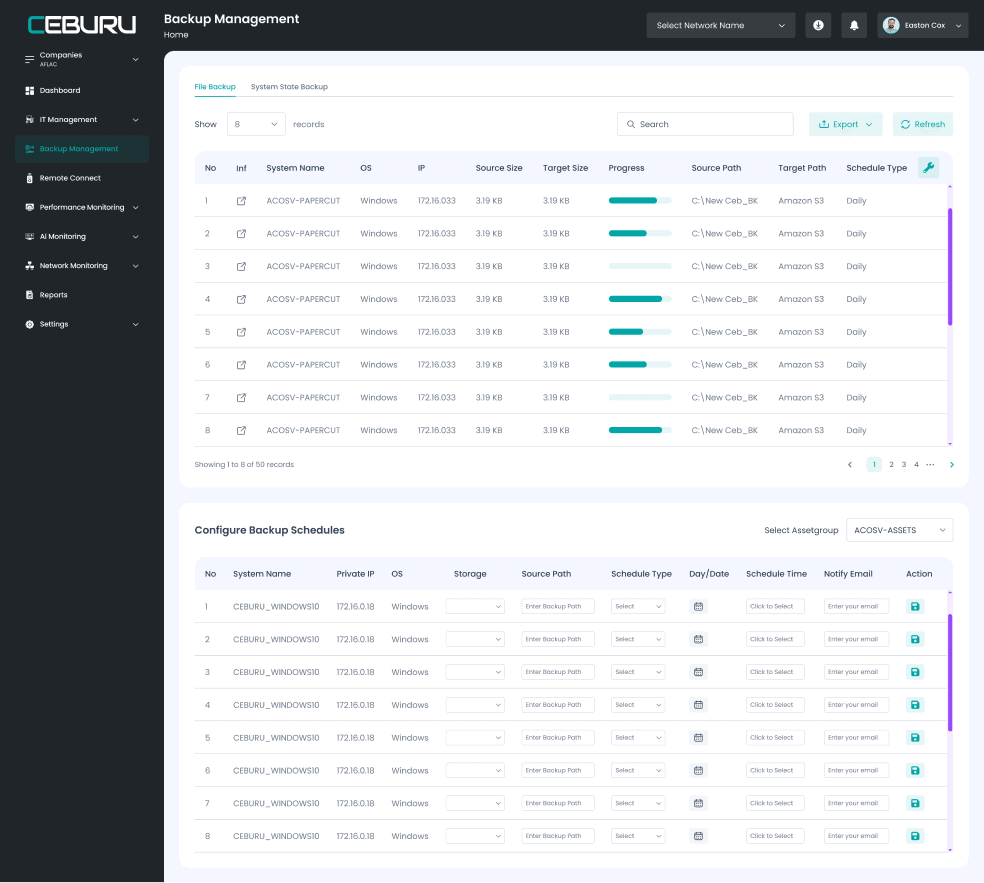 Ceburu's Backup Management